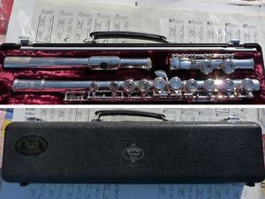 Vintage solid silver flute Buffet Crampon