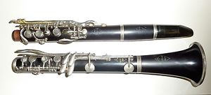 Vintage Solid Darkwood Closed Holes LP Clarinet ~Noblet Paris Boehm Bb France