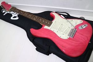 Very Rare! Fender Japan Stratocaster ST62 Ash MH Limited Pink Made in Japan