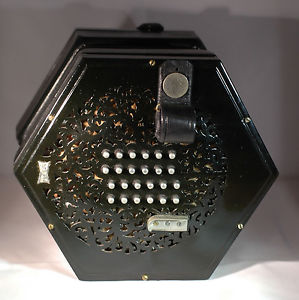 Wheatstone 48 key English Baritone Concertina