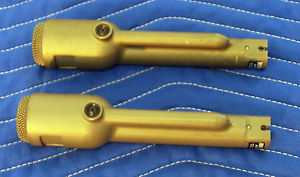 Lot of 2 Vintage EV Electrovoice Electro Voice Model 666 Microphone UA-3-11 cord