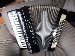 Akkordeon Brandoni /musette 96 Bässe, klasse Zustand, Mod. 75