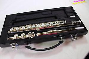 Yamaha YFL-381 Intermediate Flute SOLID SILVER HEAD MINT! QuinnTheEskimo