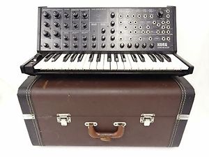 Korg MS-20 Vintage Analog Semi-Modular Synth w/ Original Case Nice Working ms50