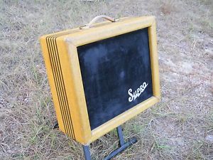 1956 Supro Valco Brentwood 1650T Tweed Tremolo Tube Amp Great Vintage Condition!