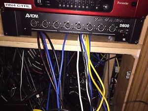 Aviom D800 with Dante personal monitoring Base