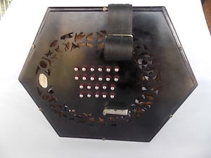 Wheatstone Single action Baritone Concertina