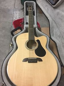 Alvarez Aj80ce-12 Acoustic Electric 12 string Guitar with case