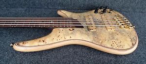 IBANEZ SR5BBLTD-NTF PREMIUM Buckeye Burl Top 5 STRING ELECTRIC BASS GUITAR