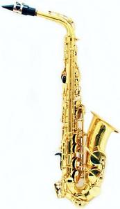 YAMAHA YAS-62 Eb ALTO GOLD LACQUERED BRASS SAXOPHONE w/ MOUTHPIECE + CASE JAPAN