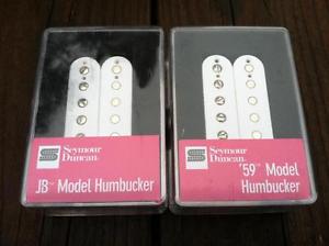 NEW Seymour Duncan SH-4 JB & SH-1N 59 WHITE Pickup Set 11102-13-W_11101-01-W