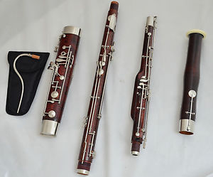Josef Puchner Professional German Bassoon - dark red finish, year-1978