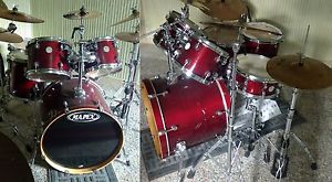 Batteria MAPEX MERIDIAN MAPLE 6tamburi cassa22 tom 10,12 timpani14,16 rullante14