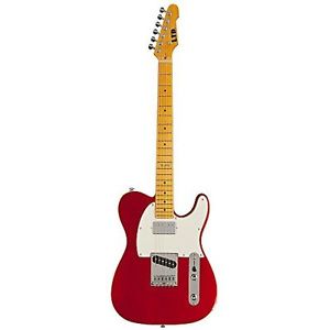 ESP Ltd TE-212 - Chitarra elettrica, con legno di acero, colore rosso