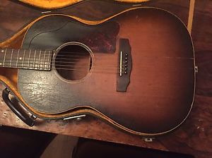 1955 Gibson Acoustic Guitar LG - 1 ? Vintage Folk Art Americana