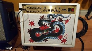 PRICE DROP Marshall JVM215C 50 watt Custom Shop White Tattoo Guitar Amp