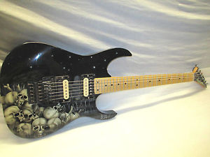 1992 IBANEZ RG CUSTOM USA HYBRID-DAN LAWRENCE GRAPHIC(CHARVEL-JACKSON-BC RICH)