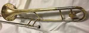 Vintage King 2B Liberty Trombone With Original Case King M21 Mouthpiece