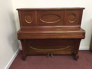 Upright Wallis Piano. Solid Wood Piano. Attractive Case. NOW IN OUR SALE
