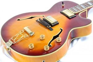 Epiphone JOE PASS EMPEROR Vintage Sunburst Right Hand Electric Guitar Free Ship
