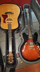 1997 Taylor 410 guitar & Gibson Epiphone Dot 2006 & Smarvo Avenger Amp