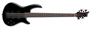Dean Guitars Dean Edge 8-String Bass, Active Electronics, Classic Black