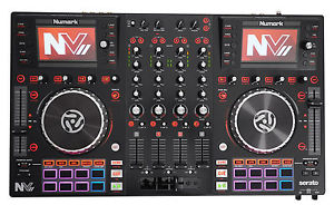 Numark NVII Intelligent Dual-Display Serato DJ Controller 4-Channel, USB