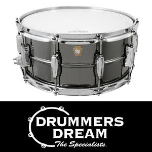 Brand New Ludwig Black Beauty 14" x 6.5" Snare Drum Nickel-Plated Brass Shell