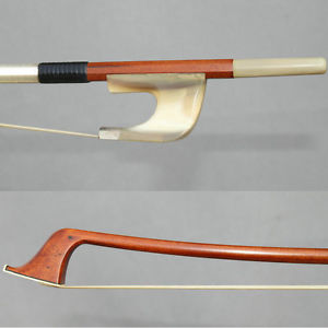 Master Pernambuco Wood Double Bass Bow German Round Stick 758mm 4/4 129.1g