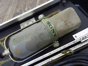 VINTAGE SONY C-37P CONDENSER MICROPHONE FOR PARTS OR REPAIR