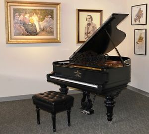 Steinway A: 6'2" (188 cm) made in 1906 in Ebony. Victorian Style. Newly restored