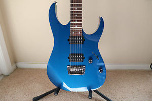 Ibanez Prestige RG652FX Cobalt Blue Metallic Electric Guitar with Hardshell Case