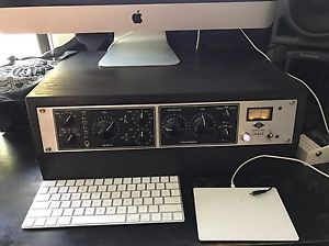 Universal Audio LA-610 MKII mic preamp compressor rack Silver Face