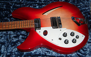 Rickenbacker 330 FireGlo Electric Guitar OHSC 100% Unplayed Left Handed