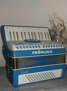 Akkordeon Bambi Fröhlich, Weltmeister, blau, 60 Bass