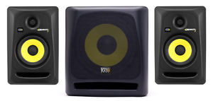 KRK RP5 and 10S Sub Completo Studio Sistema Di Monitoraggio (NUOVA)