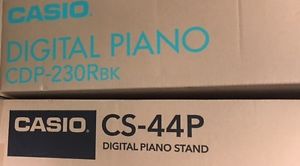 Casio CDP230RBk 88-Key Keyboard & CS-44P Piano Stand