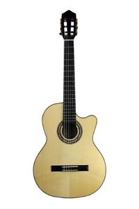 Kremona Fandango FG63CW Cutaway/Electric Hybrid Neck Nylon String Guitar