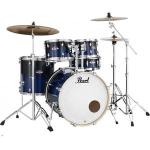 Batterie Pearl Export Laquer Fusion 20'' 5 futs Sea Blue Fade