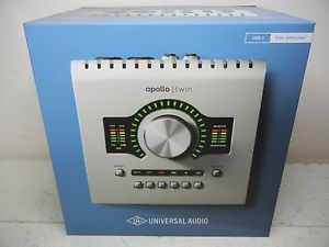 UNIVERSAL AUDIO APOLLO TWIN DUO UAD-2 REAL TIME USB 3 INTERFACE SEALD BRAND NEW!
