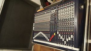 Soundcraft audio mixer LX7 with black case DJ ,teatre