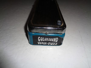 Vintage Colorsound Wah & Fuzz Pedal  Blue  VERY CLEAN