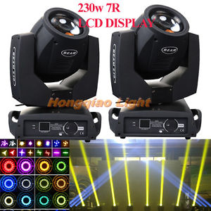 2pcs Osram 7R spot 230W Beam Moving Head Light DJ Disco DMX channels stage