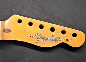 Early 1970 Fender Telecaster GUITAR NECK Vintage Original Maple 4bolt Mount Tele