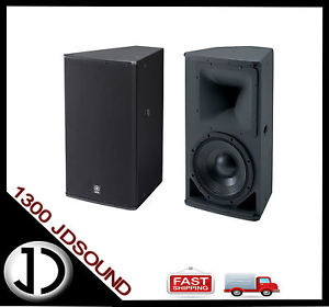 2x Yamaha IF2112 installation 12″ passive speaker 600W RMS Bi-amp 3" voice coil