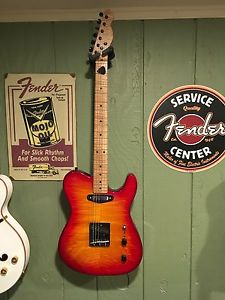 Telecaster Warmoth Chambered Body Roasted Maple Neck Lollar Pickups 4-way Wiring