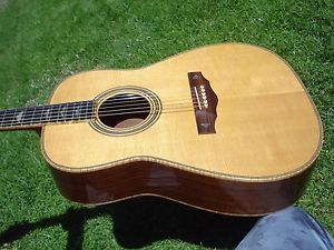 B.C. Rich B-35 D Acoustic Electric Guitar - Super Rare Supreme Inlays