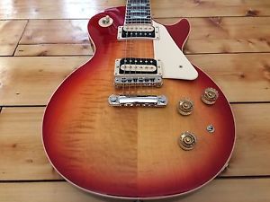 Gibson Les Paul Cherry Sunburst Classic 2015 Electric Guitar With G Force.