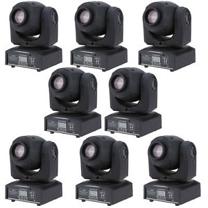 8PCS 50W LED Moving Head RGBW Stage Lighting DMX DJ Club Disco Party Light US