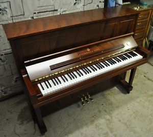Steinway Upright Piano Model 45 1098 46.5" Vertical (1996) - GORGEOUS K Mahogany
